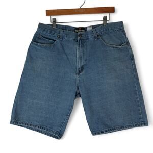 Vintage Jingo Shorts Mens 38x10 Denim Jean Jorts‎ Y2K Baggy Hip Hop Skater